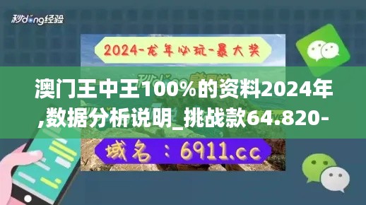 澳门王中王100%的资料2024年,数据分析说明_挑战款64.820-2
