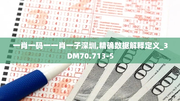一肖一码一一肖一子深圳,精确数据解释定义_3DM70.713-5
