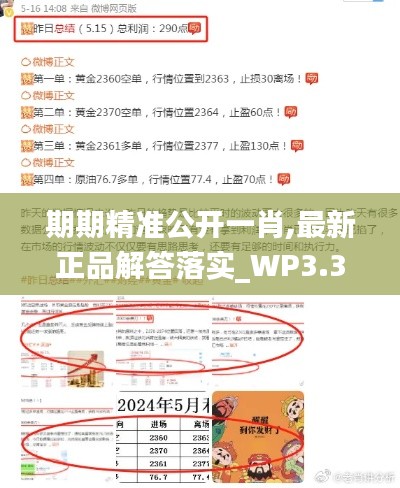期期精准公开一肖,最新正品解答落实_WP3.396