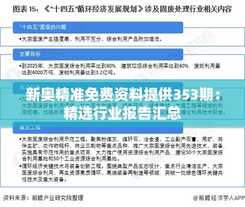 新奥精准免费资料提供353期：精选行业报告汇总