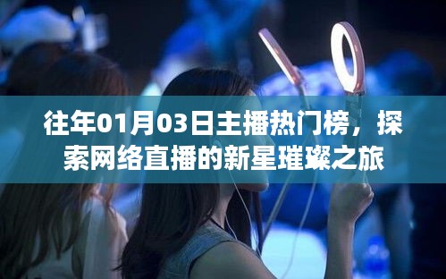 往年元旦后主播新星璀璨之旅，热门榜单揭秘