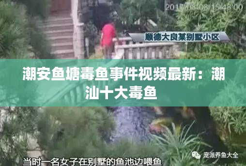 潮安鱼塘毒鱼事件视频最新：潮汕十大毒鱼 