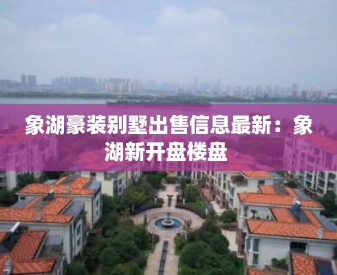 象湖豪装别墅出售信息最新：象湖新开盘楼盘 