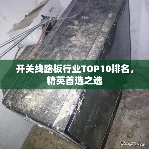 开关线路板行业TOP10排名，精英首选之选