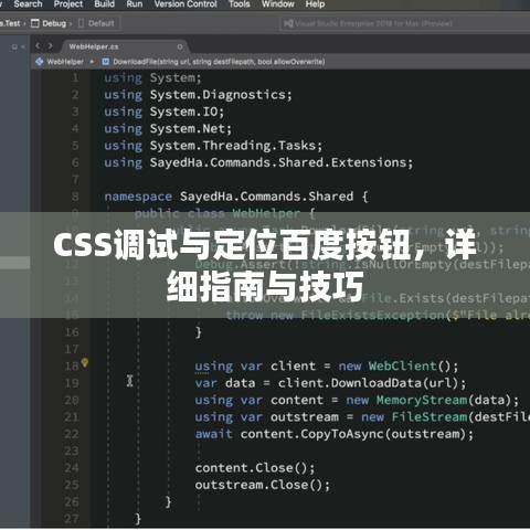 CSS调试与定位百度按钮，详细指南与技巧