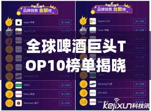 全球啤酒巨头TOP10榜单揭晓，排名、介绍与美图一览