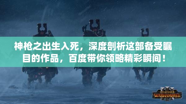 神枪之出生入死，深度剖析这部备受瞩目的作品，百度带你领略精彩瞬间！