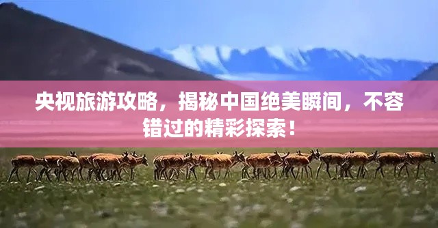 央视旅游攻略，揭秘中国绝美瞬间，不容错过的精彩探索！