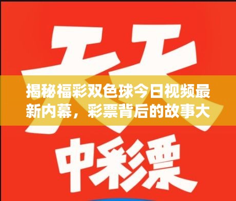 揭秘福彩双色球今日视频最新内幕，彩票背后的故事大揭秘